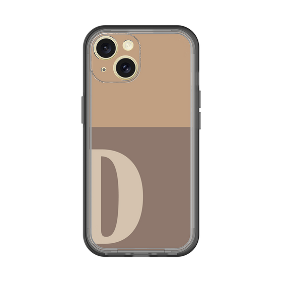 Slim Protection Premium Case［ オリジナル - initial two tone - D brown ］