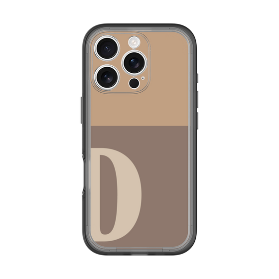 Slim Protection Premium Case［ オリジナル - initial two tone - D brown ］