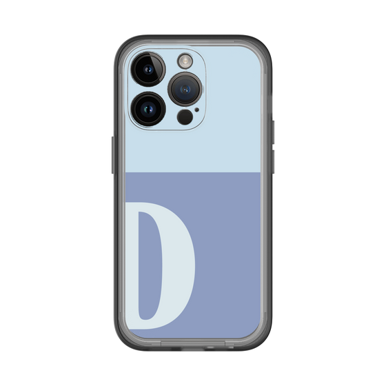 Slim Protection Premium Case［ オリジナル - initial two tone - D blue ］