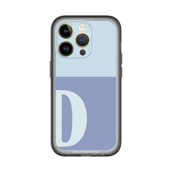 Slim Protection Premium Case［ オリジナル - initial two tone - D blue ］