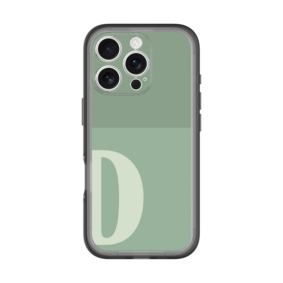 Slim Protection Premium Case［ オリジナル - initial two tone - D green ］