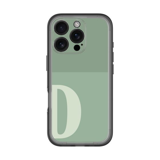 Slim Protection Premium Case［ オリジナル - initial two tone - D green ］