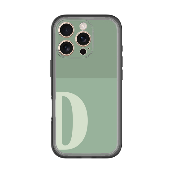 Slim Protection Premium Case［ オリジナル - initial two tone - D green ］