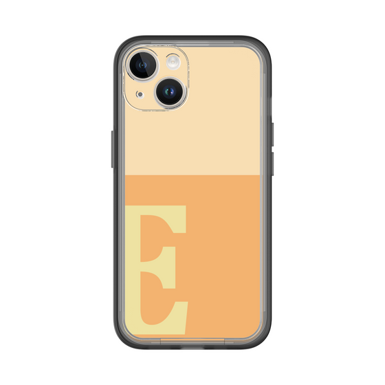 Slim Protection Premium Case［ オリジナル - initial two tone - E orange ］