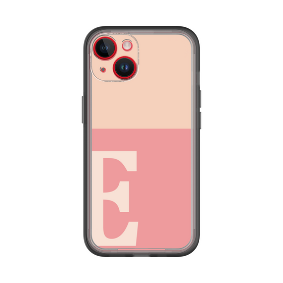 Slim Protection Premium Case［ オリジナル - initial two tone - E pink ］