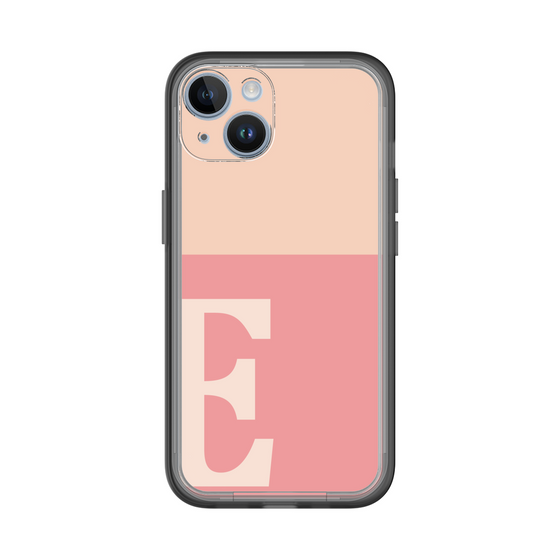 Slim Protection Premium Case［ オリジナル - initial two tone - E pink ］