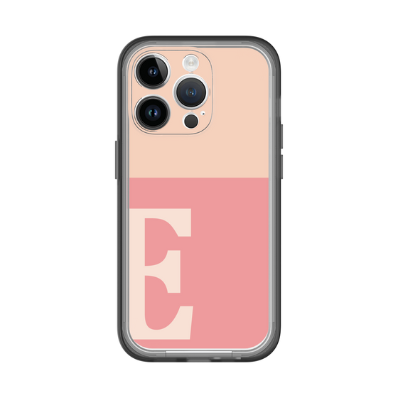 Slim Protection Premium Case［ オリジナル - initial two tone - E pink ］