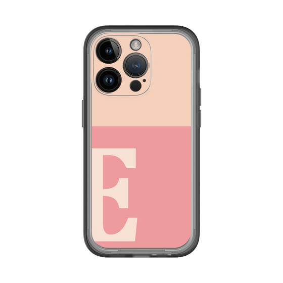 Slim Protection Premium Case［ オリジナル - initial two tone - E pink ］