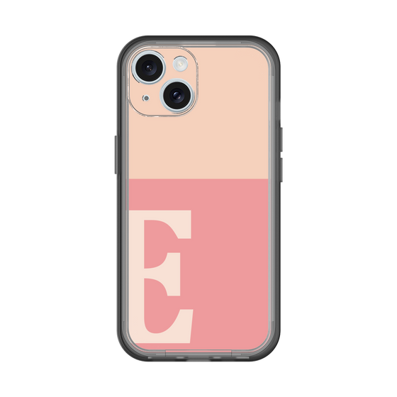 Slim Protection Premium Case［ オリジナル - initial two tone - E pink ］