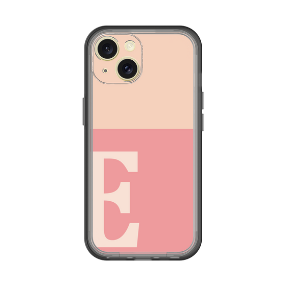 Slim Protection Premium Case［ オリジナル - initial two tone - E pink ］
