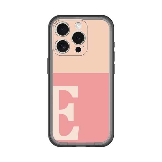 Slim Protection Premium Case［ オリジナル - initial two tone - E pink ］