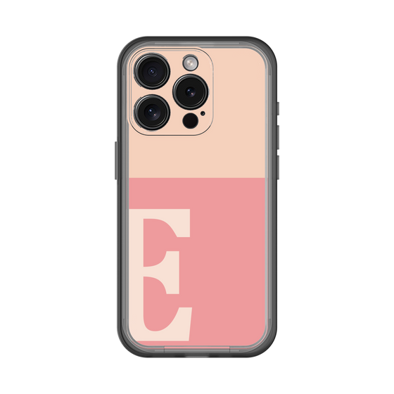 Slim Protection Premium Case［ オリジナル - initial two tone - E pink ］