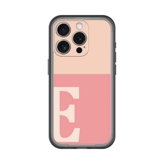 Slim Protection Premium Case［ オリジナル - initial two tone - E pink ］