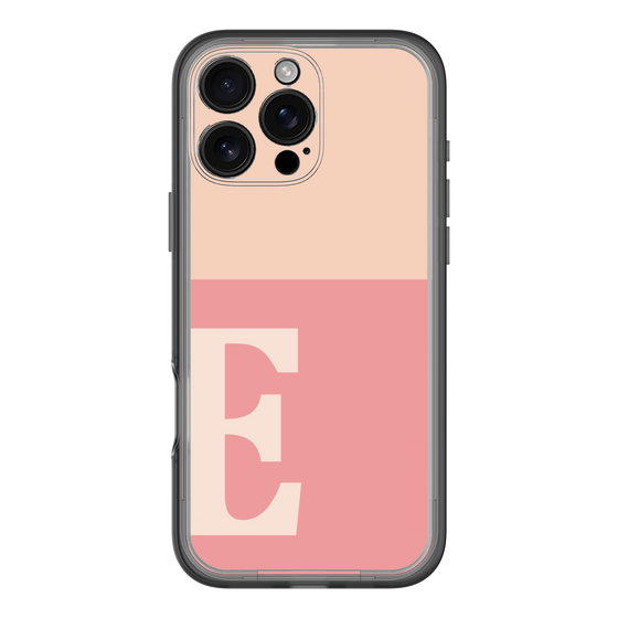 Slim Protection Premium Case［ オリジナル - initial two tone - E pink ］