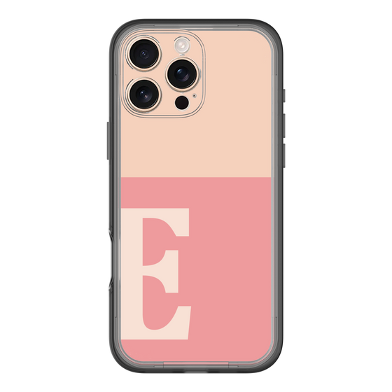Slim Protection Premium Case［ オリジナル - initial two tone - E pink ］