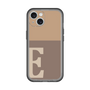 Slim Protection Premium Case［ オリジナル - initial two tone - E brown ］