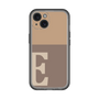 Slim Protection Premium Case［ オリジナル - initial two tone - E brown ］