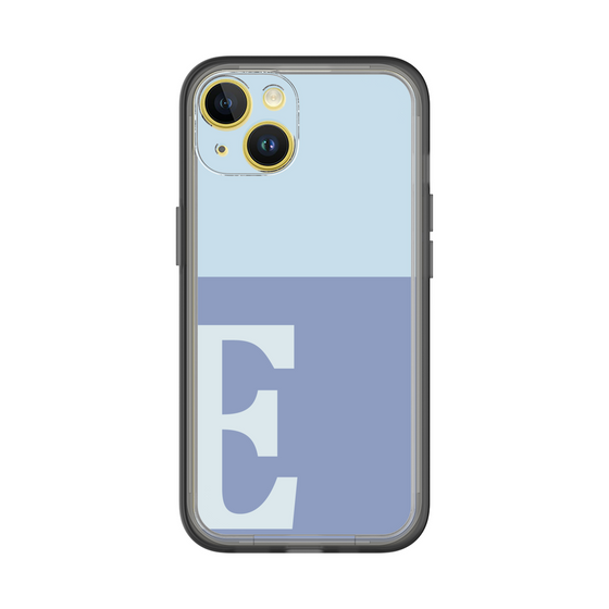 Slim Protection Premium Case［ オリジナル - initial two tone - E blue ］