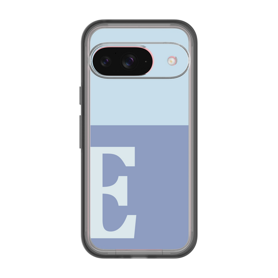 Slim Protection Premium Case［ オリジナル - initial two tone - E blue ］