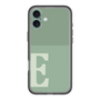 Slim Protection Premium Case［ オリジナル - initial two tone - E green ］