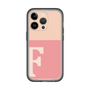 Slim Protection Premium Case［ オリジナル - initial two tone - F pink ］