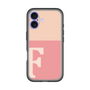 Slim Protection Premium Case［ オリジナル - initial two tone - F pink ］