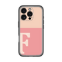Slim Protection Premium Case［ オリジナル - initial two tone - F pink ］