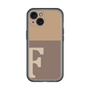 Slim Protection Premium Case［ オリジナル - initial two tone - F brown ］