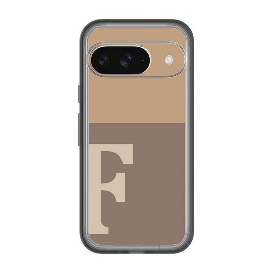 Slim Protection Premium Case［ オリジナル - initial two tone - F brown ］