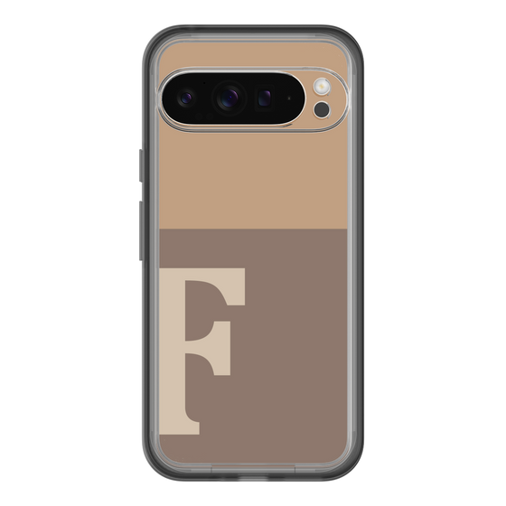 Slim Protection Premium Case［ オリジナル - initial two tone - F brown ］
