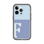 Slim Protection Premium Case［ オリジナル - initial two tone - F blue ］