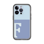 Slim Protection Premium Case［ オリジナル - initial two tone - F blue ］
