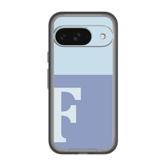Slim Protection Premium Case［ オリジナル - initial two tone - F blue ］
