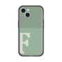Slim Protection Premium Case［ オリジナル - initial two tone - F green ］
