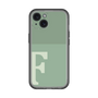 Slim Protection Premium Case［ オリジナル - initial two tone - F green ］