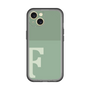 Slim Protection Premium Case［ オリジナル - initial two tone - F green ］