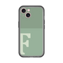 Slim Protection Premium Case［ オリジナル - initial two tone - F green ］