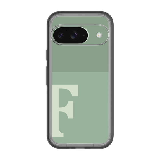 Slim Protection Premium Case［ オリジナル - initial two tone - F green ］
