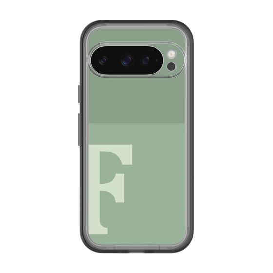 Slim Protection Premium Case［ オリジナル - initial two tone - F green ］