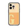 Slim Protection Premium Case［ オリジナル - initial two tone - G orange ］