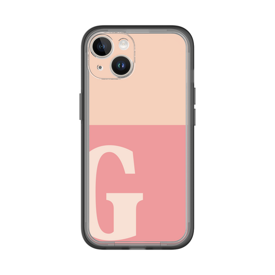Slim Protection Premium Case［ オリジナル - initial two tone - G pink ］