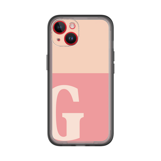 Slim Protection Premium Case［ オリジナル - initial two tone - G pink ］