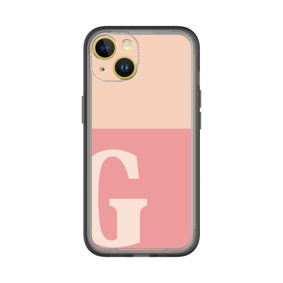 Slim Protection Premium Case［ オリジナル - initial two tone - G pink ］