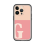 Slim Protection Premium Case［ オリジナル - initial two tone - G pink ］