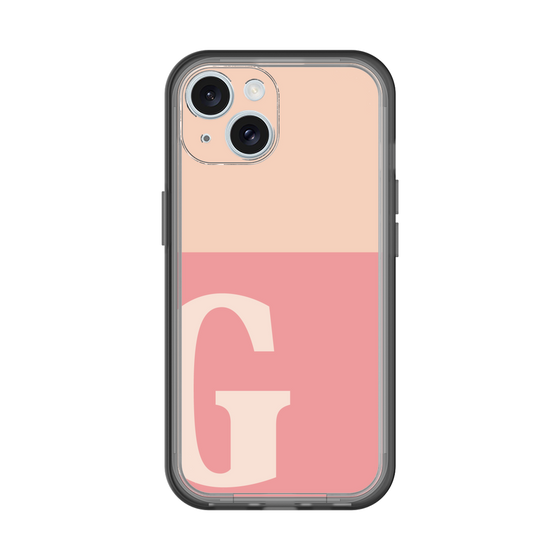 Slim Protection Premium Case［ オリジナル - initial two tone - G pink ］