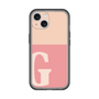 Slim Protection Premium Case［ オリジナル - initial two tone - G pink ］