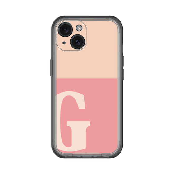 Slim Protection Premium Case［ オリジナル - initial two tone - G pink ］