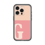 Slim Protection Premium Case［ オリジナル - initial two tone - G pink ］