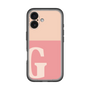 Slim Protection Premium Case［ オリジナル - initial two tone - G pink ］