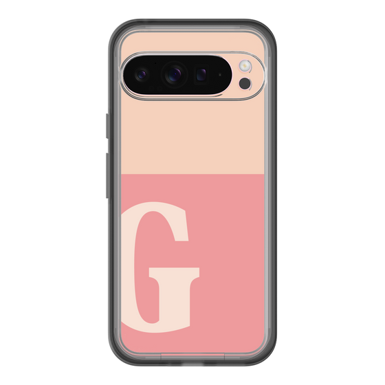 Slim Protection Premium Case［ オリジナル - initial two tone - G pink ］